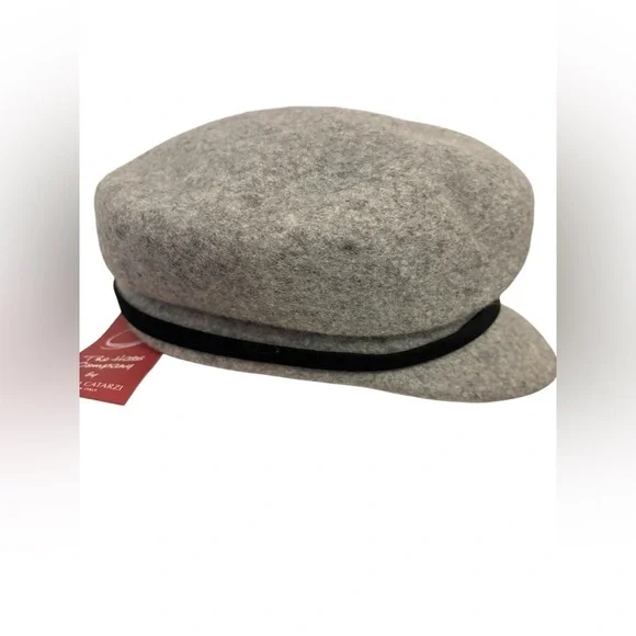 Gray Wool Women's Cap - Picture 1 of 5